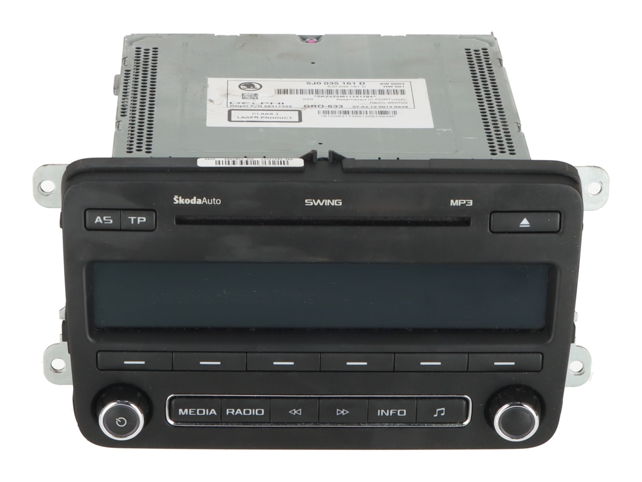 Unité de tête (multimédia) SKODA Fabia II (542) 1.6 TDI  66 kW  90 PS (03.2010-12.2014) Unité de tête (multimédia) SKODA Fabia II (542) 1.6 TDI  66 kW  90 PS (03.2010-12.2014)