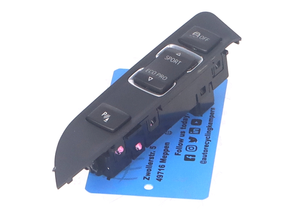 Interrupteur de mode de conduite BMW 3er (F30, F80) 320d  135 kW  184 PS (03.2011-03.2016)