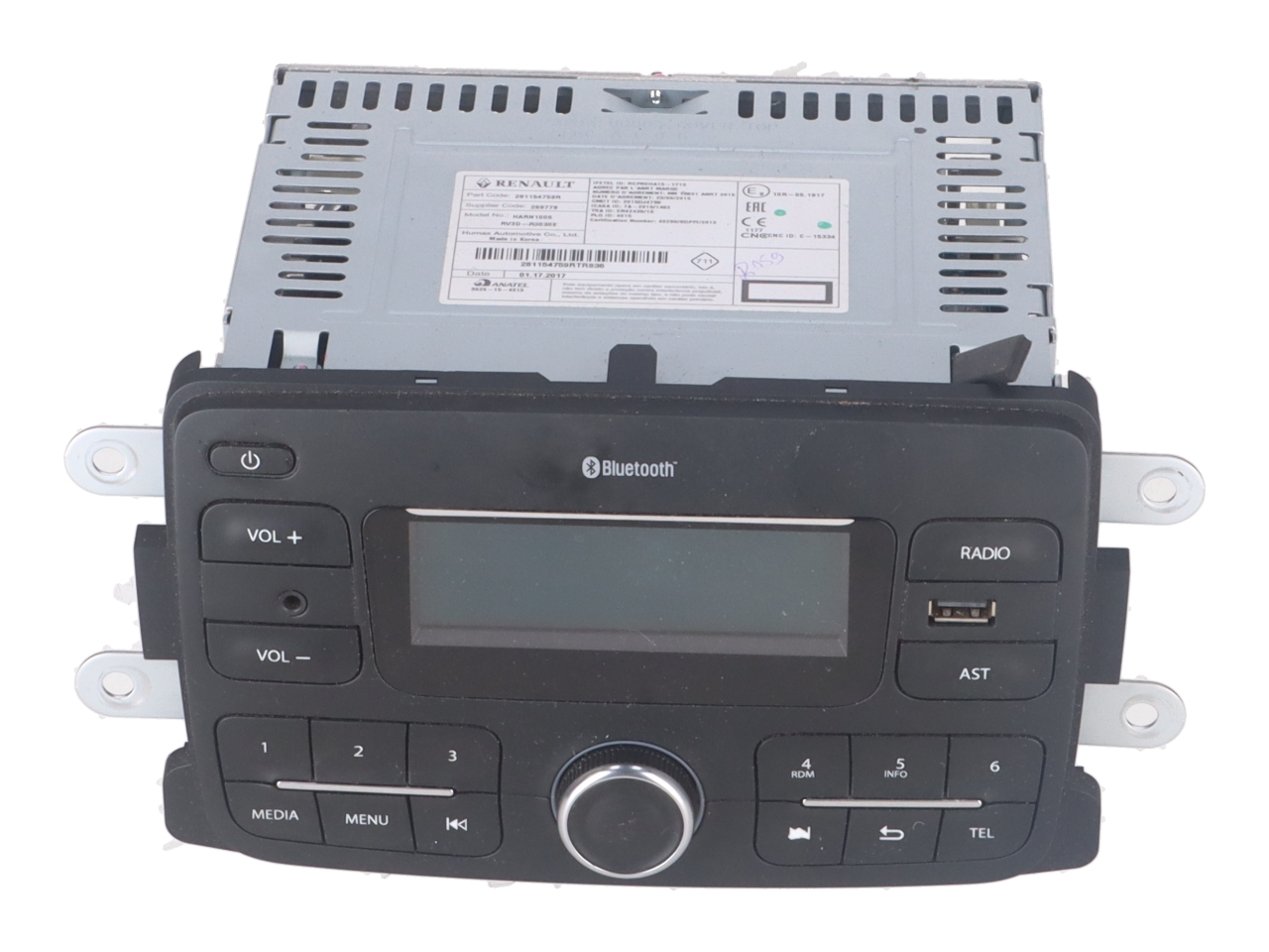 Headunit (Multimedia) DACIA Lodgy (JS) 1.6 SCe 115  75 kW  102 PS (06.2015-> ) Headunit (Multimedia) DACIA Lodgy (JS) 1.6 SCe 115  75 kW  102 PS (06.2015-> )