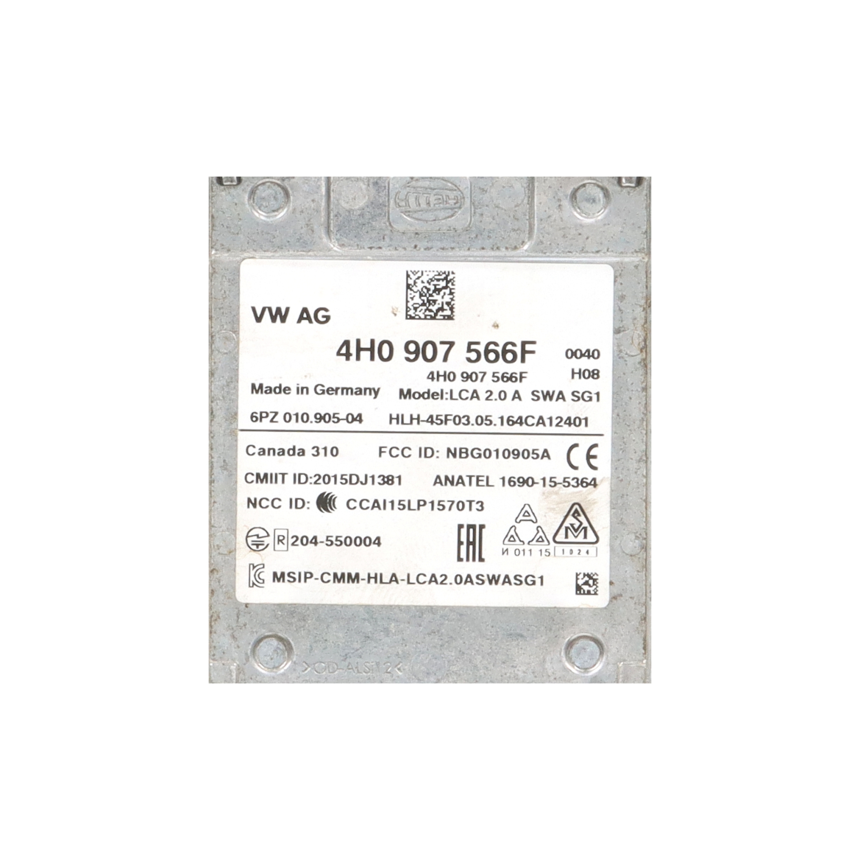 Capteur radar SWA Pare-chocs arrière droit AUDI A8 (4H) 3.0 TDI quattro  190 kW  258 PS (10.2013-01.2018)