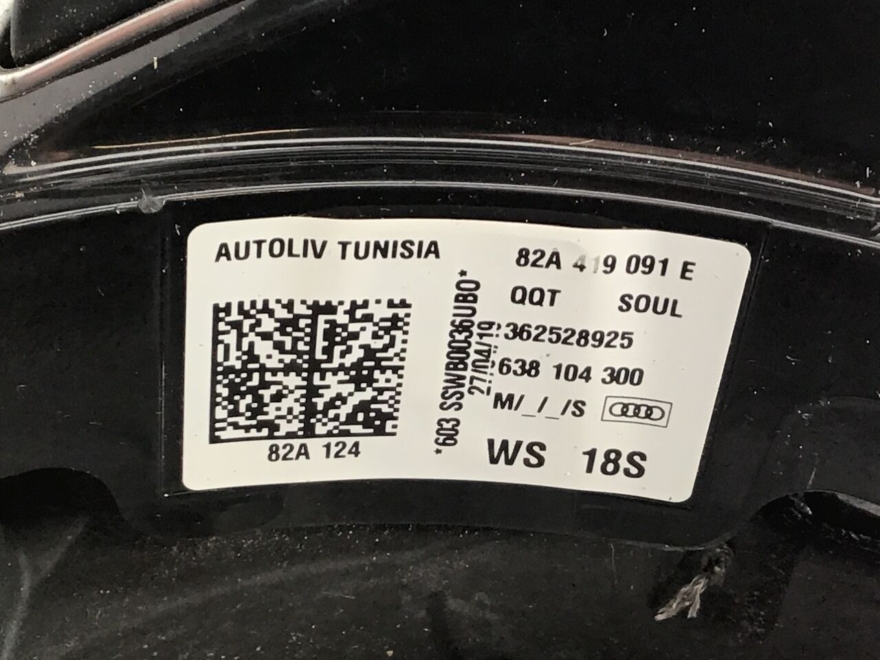 Stuurwiel AUDI A1 Sportback (GBA) 30 TFSI  85 kW  116 PS (07.2018-> )
