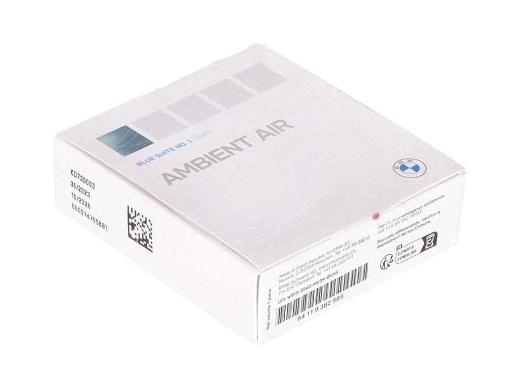 Ambient Air Duftkonzept BMW X7 (G07) xDrive 40d Mild-Hybrid  259 kW  352 PS (07.2022-> ) Ambient Air Duftkonzept BMW X7 (G07) xDrive 40d Mild-Hybrid  259 kW  352 PS (07.2022-> )