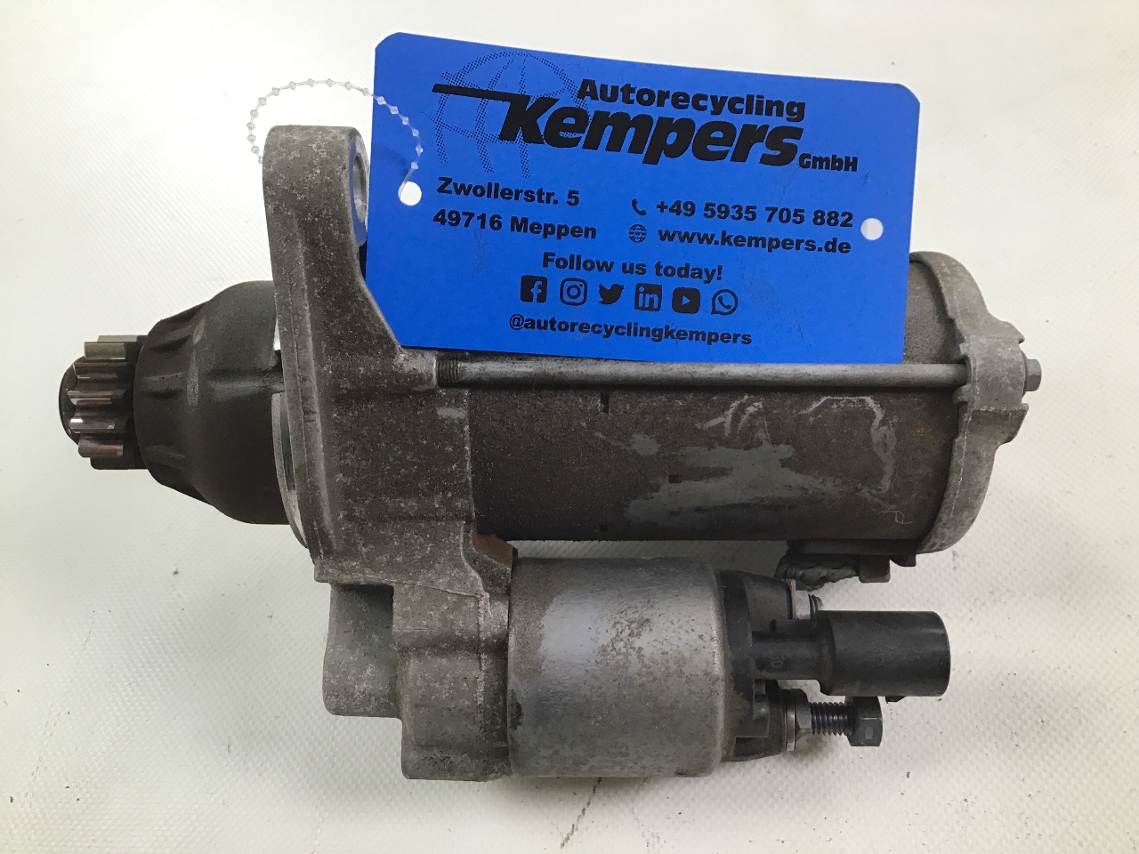 Silnik rozrusznika VW Golf VII (5G) 1.4 TSI  90 kW  122 PS (11.2012-> )