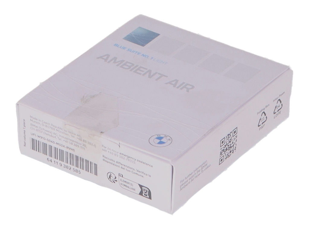 Ambient Air Duftkonzept BMW X5 (G05, F95) xDrive40d Mild-Hybrid  259 kW  352 PS (06.2023-> ) Ambient Air Duftkonzept BMW X5 (G05, F95) xDrive40d Mild-Hybrid  259 kW  352 PS (06.2023-> )