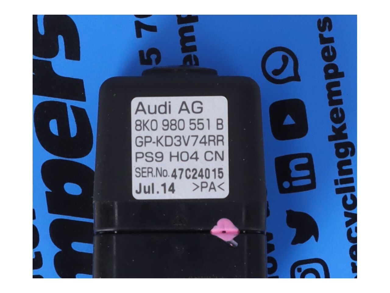 Achteruitrij camera AUDI A6 Avant (4G, C7) 2.0 TDI  130 kW  177 PS (05.2011-09.2018)