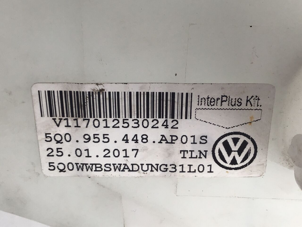 Behälter Scheibenwaschanlage AUDI A3 Sportback (8V) 1.0 TFSI  85 kW  115 PS (07.2016-> )