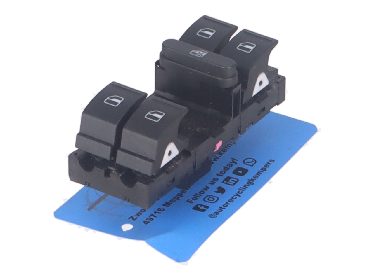 Switch for window winder VW Tiguan I (5N) 2.0 TDI  103 kW  140 PS (03.2008-07.2018)