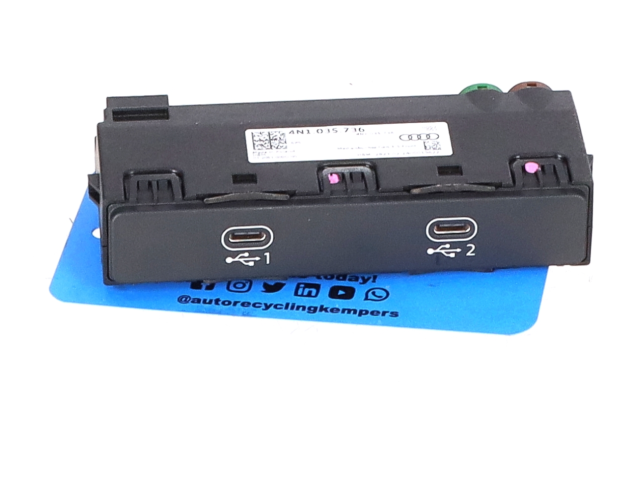 Media socket AUDI A6 (4A, C8) 45 TFSI Mild Hybrid quattro  195 kW  265 PS (05.2020-> )