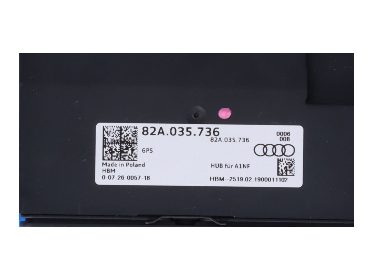 Media socket AUDI A1 Sportback (GBA) 30 TFSI  85 kW  116 PS (07.2018-> )
