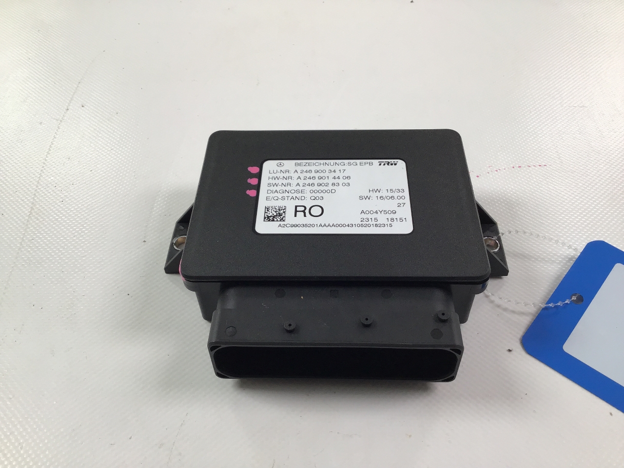 Unité de contrôle MERCEDES-BENZ CLA Coupe (C117) CLA 200  115 kW  156 PS (01.2013-03.2019) Unité de contrôle MERCEDES-BENZ CLA Coupe (C117) CLA 200  115 kW  156 PS (01.2013-03.2019)