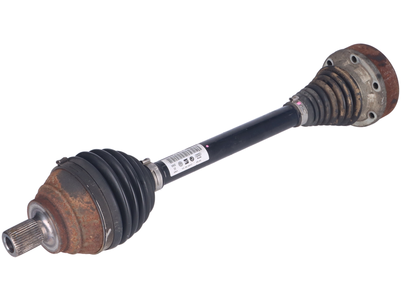 Arbre d'entraînement avant gauche AUDI A3 Sportback (8V) 1.6 TDI  85 kW  115 PS (02.2017-> ) Arbre d'entraînement avant gauche AUDI A3 Sportback (8V) 1.6 TDI  85 kW  115 PS (02.2017-> )