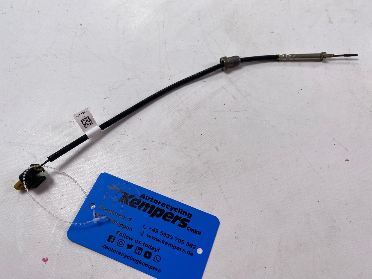 Abgastemperaturfühler BMW X7 (G07) xDrive 40i  250 kW  340 PS (03.2019-> ) Abgastemperaturfühler BMW X7 (G07) xDrive 40i  250 kW  340 PS (03.2019-> )