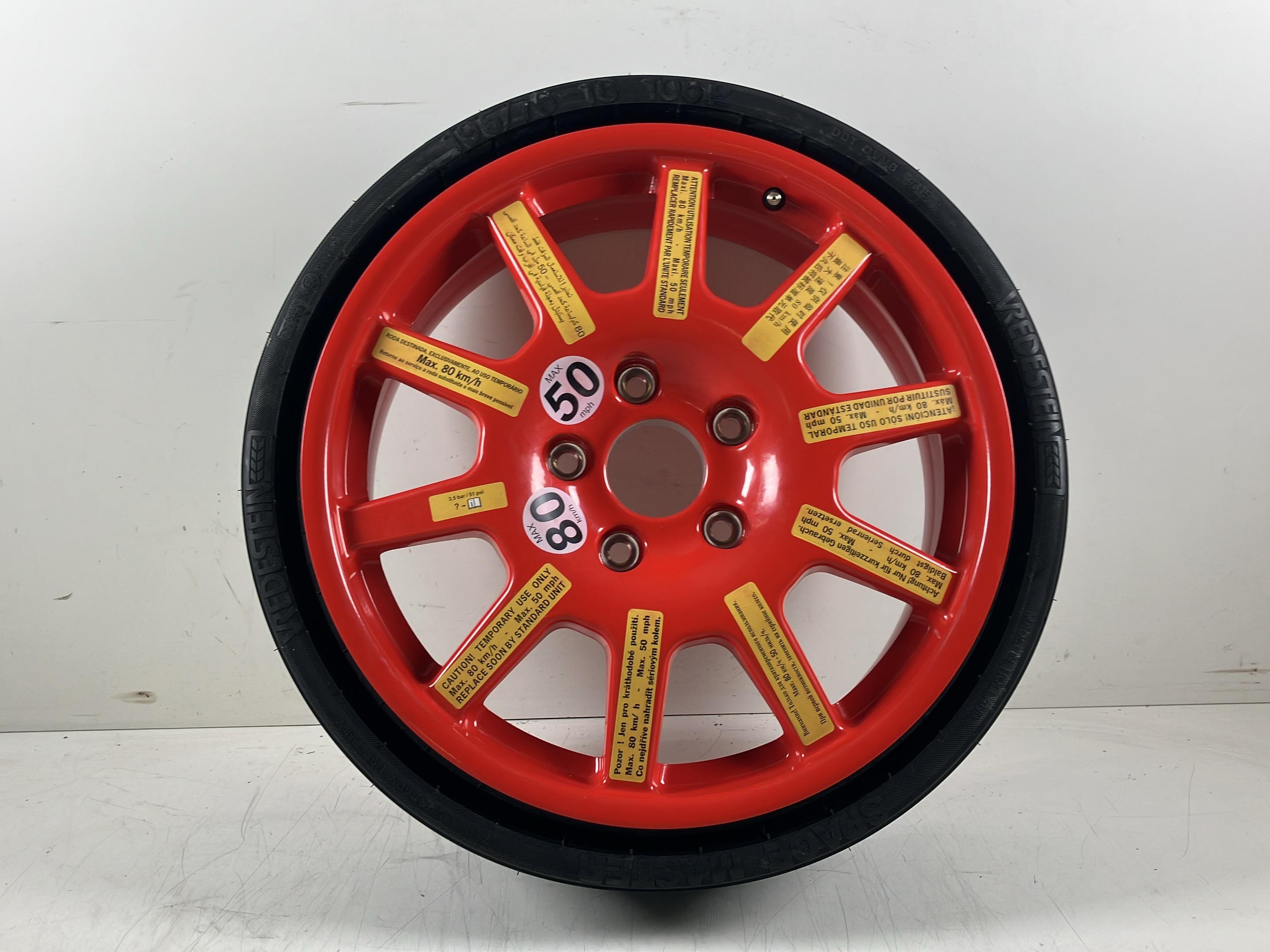 Roue de secours VW Touareg II (7P) 3.0 TDI V6  176 kW  239 PS (01.2010-03.2018)