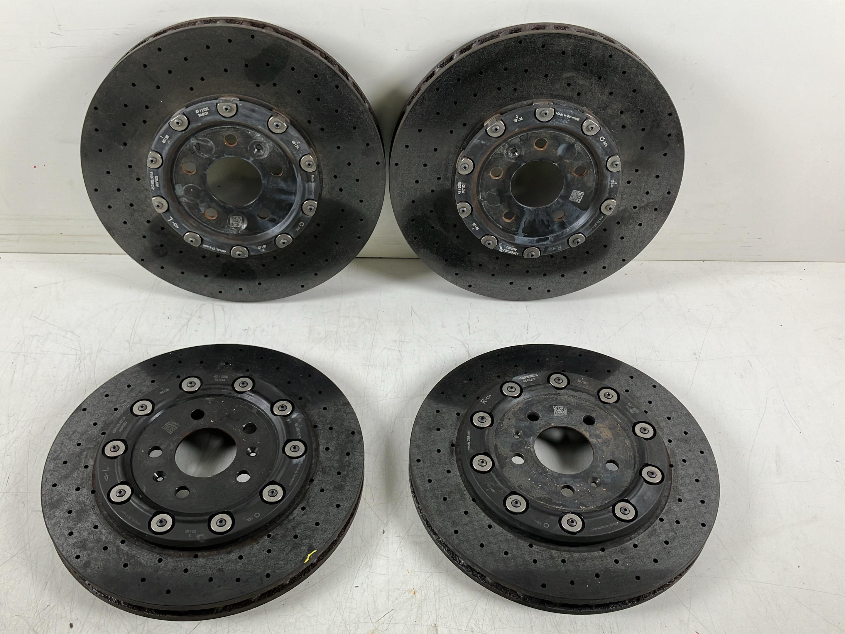 Zestaw tarcz hamulcowych AUDI R8 Spyder (4S) 5.2 FSI quattro  397 kW  540 PS (05.2016-> )