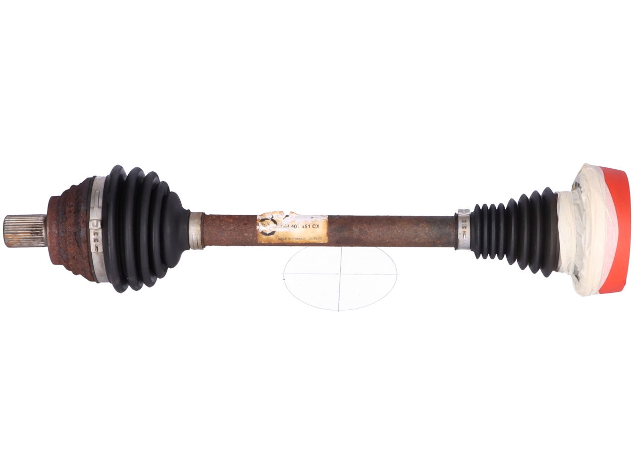 Aandrijfas links VW Golf VI Variant (AJ5) 1.6 TDI  77 kW  105 PS (07.2009-07.2013)