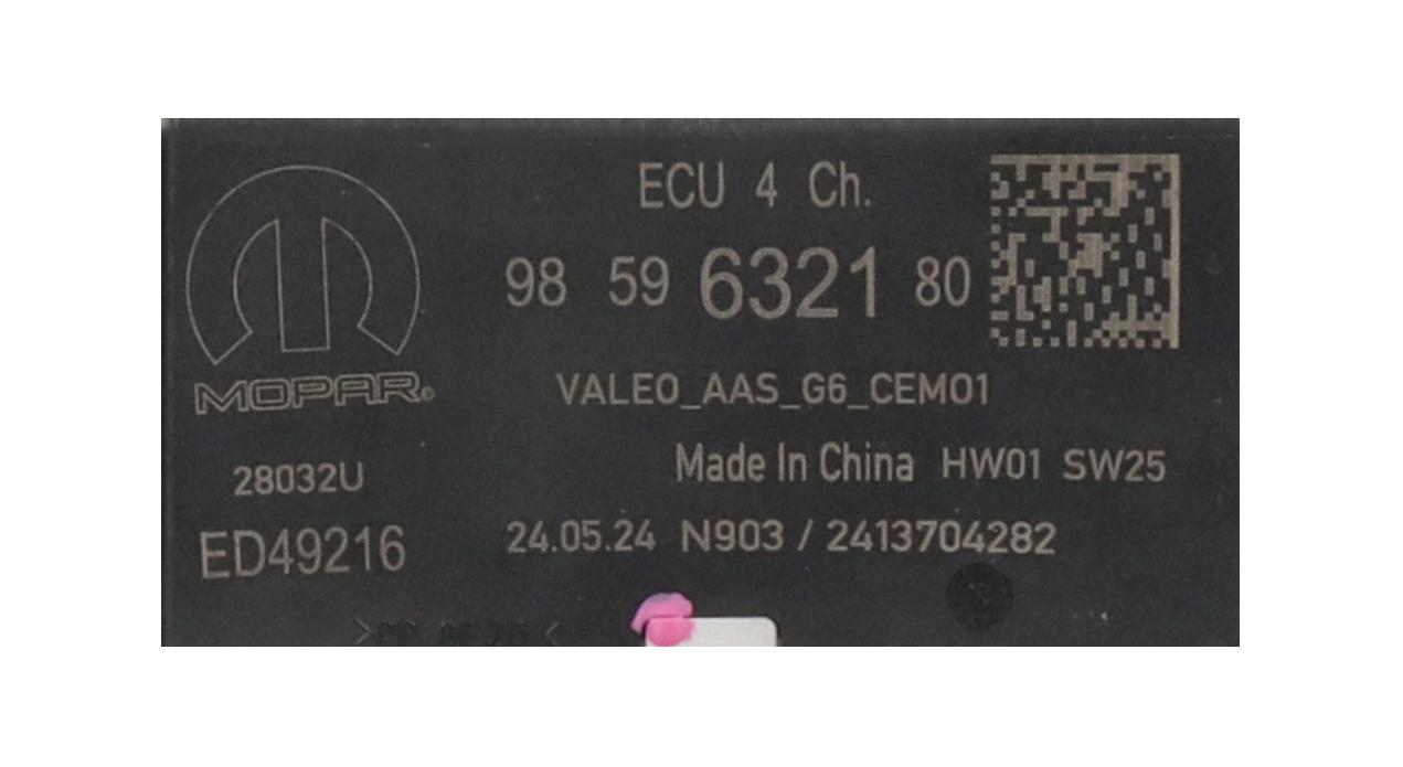 Control unit for parking support OPEL Combo E Tour/Life (K9) 1.5  75 kW  102 PS (06.2018-> )