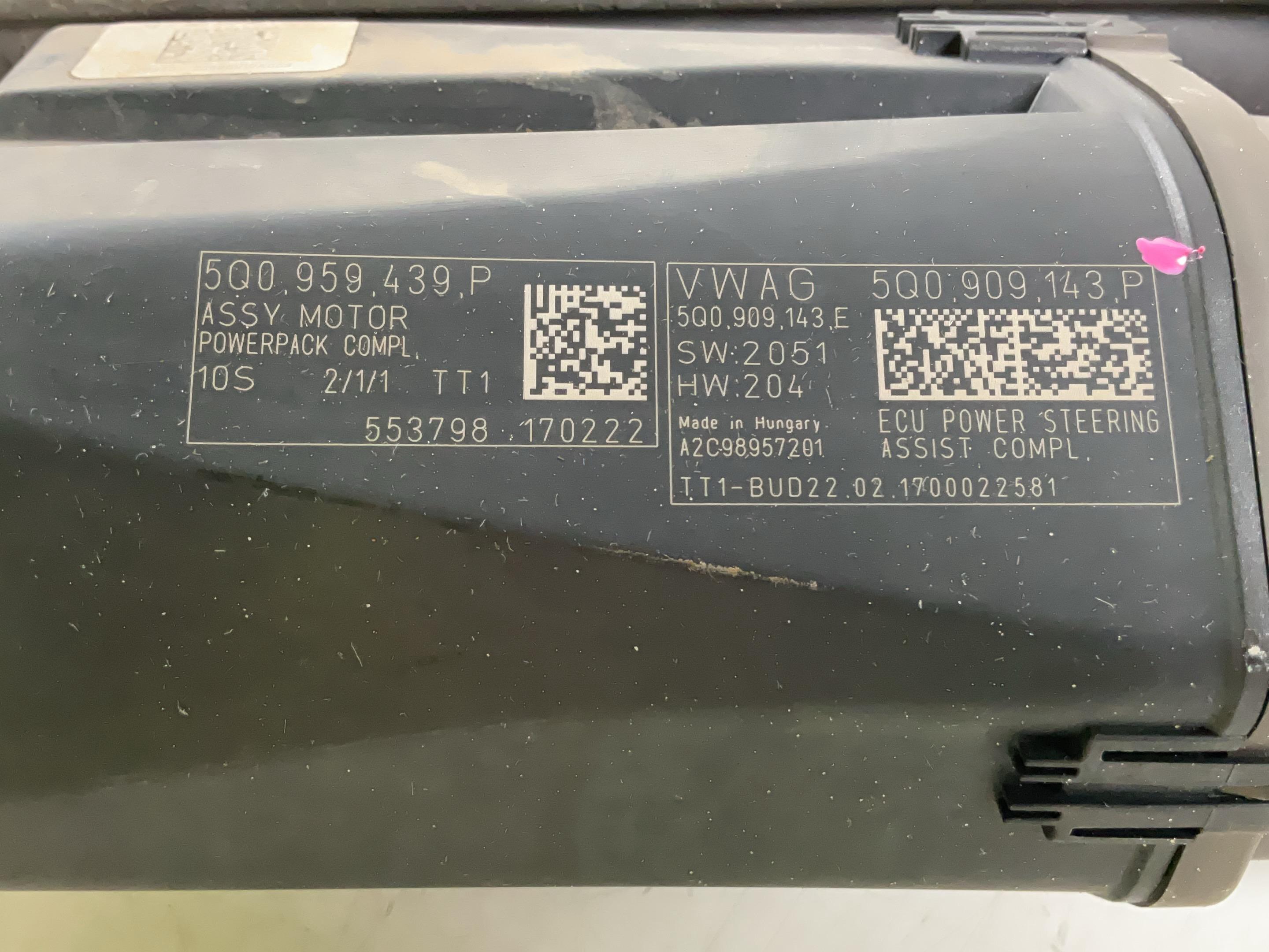 Mecanismul de direcție VW Touran II (5T) 2.0 TDI  110 kW  150 PS (05.2015-> )