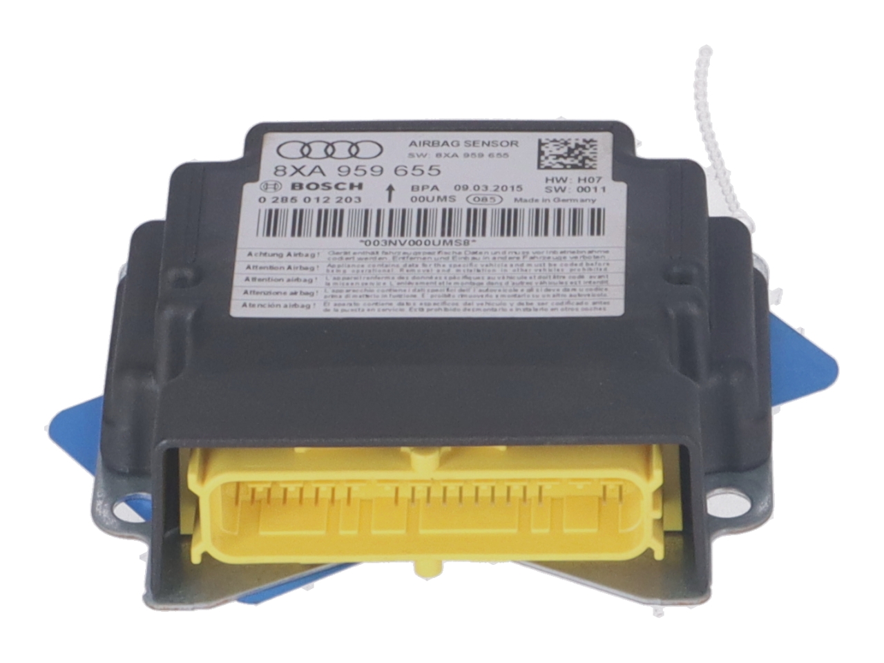 Unité de commande airbag AUDI A1 (8X) 1.4 TFSI  92 kW  125 PS (11.2014-10.2018) Unité de commande airbag AUDI A1 (8X) 1.4 TFSI  92 kW  125 PS (11.2014-10.2018)